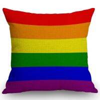 【hot】♀⊕ Custom Cover LGBT Gay 6 Flag Pillowcases Cases Cushion Covers Sofa