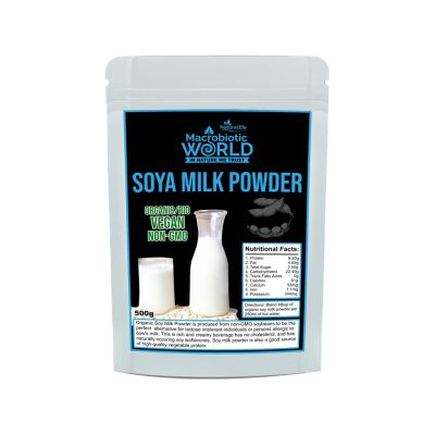 🌿Premium Organic🌿 Soya Milk Powder ผงโปรตีนถั่วเหลือง 500g
