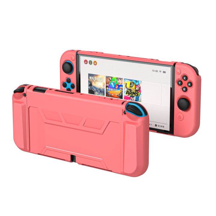 เคสสำหรับ-nintendo-switch-oled-soft-tpu-case-split-console-case-full-cover-for-switch-oled-accessories