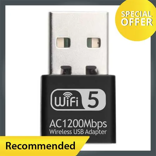 Best Seller 2.4G 5G AC1200Mbps Wireless Network Card USB ...