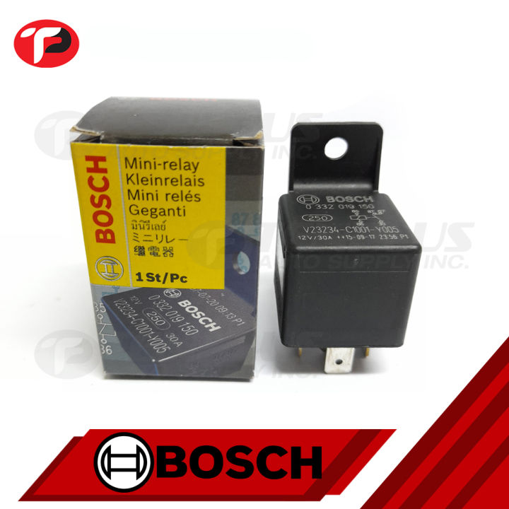 Bosch Auto Mini Relay 12V 30A 5-PIN | Lazada PH