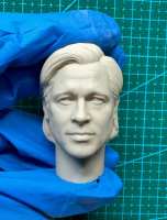 16 Scale d Pitt Head Sculpt สำหรับ12นิ้ว Action Figure ตุ๊กตา Unpainted Head Sculpt No.024