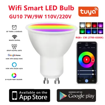 WiFi Remote Spotlight 5W RGB Spot Lamp Light Tuya Smart GU10 LED Bulb -  China Smart GU10 LED Bulb, LED Smart Spotlight