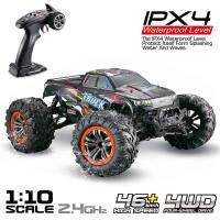 AHlmsm EBOYU 9125 RC รถ2.4กิกะเฮิร์ตซ์ขนาด1:10 4WD RC รถ46กิโลเมตร/ชั่วโมงความเร็วสูงบิ๊กฟุตรถปิดถนนกันน้ำมอนสเตอร์รถควบคุมระยะไกล RTR