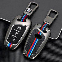 【cw】 Dedicated to Beijing Hyundai Azera Key Case Metal Car Smart Remote Control Case Metal Casing Men and Women ！