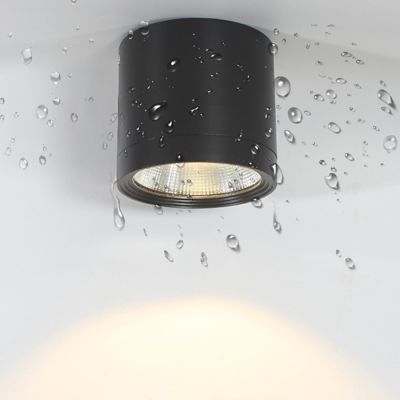 ไฟดาวน์ไลท์ LED ติดพื้นผิวกันน้ำกลางแจ้ง IP65ห้องน้ำระเบียงห้องครัวฐานยึดไฟสปอร์ตไลท์โคมไฟติดเพดาน LED