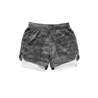 5XL Camo Running Shorts Men 2 In 1 Double-deck Quick Dry GYM Sport Shorts Fitness Jogging Workout Shorts Men Sports Short Pants