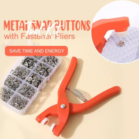 ปุ่มโลหะ Snaps พร้อมคีมยึดชุดเครื่องมือ Five Claw Buckle Set Sewing Free Buttons Set For Diy Crafts