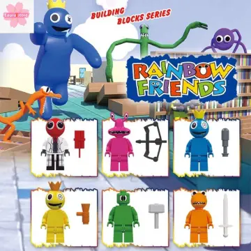 Rainbow Friends Monster Assembled Building Blocks MOC Educational Toys  Children's Day Gifts Toys Boy Birthday Gift Blue Friend