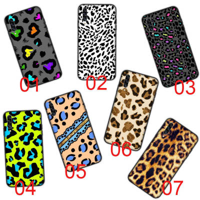 Fashion leopard อ่อนนุ่ม ซิลิโคน เคสโทรศัพท์ หรับ Samsung A01 A50S A31 M31 M21 A51 A10S A30S A11 A20 A50 A21S A21 M30 A71 A20S A70 M30S A30 A10 M51 Black ปก