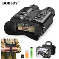 BOBLOV NV500 1080P/30fps กล้องส่องทางไกลมองเห็นได้ในที่มืด,หน้าจอ3นิ้ว500M กล้องส่องกลางคืนแบบ IR ดิจิทัลเต็มตัวพร้อมการขยายแสง5X