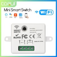 [ใหม่ Z] CORUI Tuya WiFi มินิสวิตช์อัจฉริยะสมาร์ทโฮมสมาร์ทรีโมทแอปคอนโทรลเลอร์ Rf/ RF433สวิตช์อัจฉริยะ Alexa Google Home Assistant