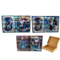 【LZ】fgx450 80/160PCS Album Demon Slayer Card Holder Book Anime Playing Game Card Collectors Notebook Loaded Binder Folder Kids Toys