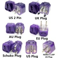 Universal Travel Adapter 2 IN 1 Electrical Plug Convert US/UK/EU/Schuko/China/Swiss/Italy/Japan/Russia/Israel/Germany...WONPRO Wires  Leads  Adapters