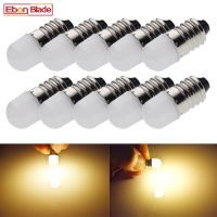 โคมไฟสัญญาณเตือน3V 6V Dc 4300K โคมไฟ Led 10ชิ้นมีดสีขาวอบอุ่น E10สกรูฐาน1447สำหรับไฟติดจักรยานไฟฉาย