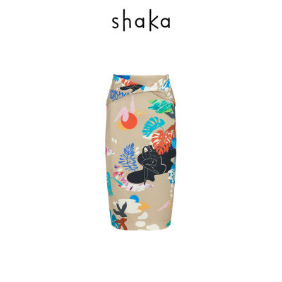 AW21 Shaka Lady in Garden Skirt กระโปรงทรงสอบเข้ารูป SK-A210912