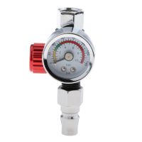 1/4 39; Air Pressure Regulator Spray Paint Gun Air Pressure Gauge Pneumatic Tool G1/4 39; Thread Port Air Regulator 0-10BAR 0-140PSI