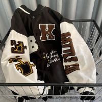 Baseball Uniform Jackets Spring and Autumn Retro Quilted Embroidered Men and Women Loose Tide Brand Street Jacket Couple&amp; Shirt