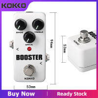 [พร้อมสต็อก] Kokkoกีต้าร์มินิผลเหยียบนักร้องOverdrive B oosterคอมเพรสเซอร์vibratoที่มีคุณภาพสูงสำหรับกีตาร์ไฟฟ้าอะไหล่และอุปกรณ์เสริม