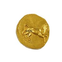การอัปเดตใดๆเกี่ยวกับอียิปต์เหรียญแรกกรีซเทพธิดาที่ระลึกทองแดงโบราณทองโบราณให้สะสมสำเนาเหรียญ--hang yu trade