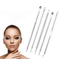 5PCS Stainless Steel Double Head Blackhead Remover Sets Sanitary Facial Acne Pustule Needle Blackhead Extractor Skin Care Tools