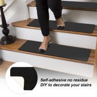 ✒✗☢ 1pc Rubber Non-slip Stairs Steps Stickers Anti Slip Sticker Waterproof Bath Floor For Stair For Bathroom Safety Tape Pad Bathtub