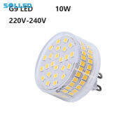 SOLLED G9ไฟ LED 10W 220V โคมไฟขนาดเล็ก88ลูกปัดโคมไฟไร้เงาไม่มีการสั่นไหว360องศาเห็ดข้าวโพดออกแบบเปลือกเซรามิก