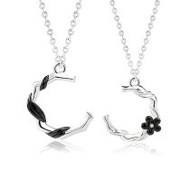 S925 Sterling Silver Couple Necklace Men and Women Anniversary Valentines Day Gift