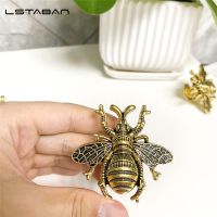 【LZ】△►☃  Bronze Yellow Bee Handle Vintage Cabinet Knob Wardrobe Pulls Furniture Handles Door Knobs Retro Handle Antique Gold Handles