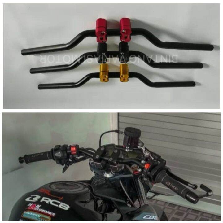 stang CBR150r stang cbr 150R dan raiser stang rzr plus raiser | Lazada ...