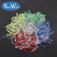 100pcs 3mm LED Diode F3 Assorted Kit White Green Red Blue Yellow Orange Pink Purple Warm White DIY Light Emitting Diode Electrical Circuitry Parts