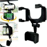 【ร้อน】แท่นวางกระจกมองหลัง360 ° อเนกประสงค์สำหรับ CellGPSRear View Mirror Holder