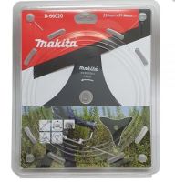 Makita accessories blade grass cutter 230 MM*25.4 MM *3T ใบเหล็กตัดหญ้า ขนาด 6 นิ้ว รู 25.4 มิล 3 ฟัน  ใช้กับรุ่น EM 403MP (DUX60) part no. D-66020  และใช้กับเครื่องตัดหญ้า ทุกยี่ห้อ