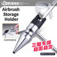 USTAR UA-90049 Airbrush การจัดเก็บข้อมูลผู้ถือสามเหลี่ยมสนับสนุนโลหะยึดรุ่นอาคารเครื่องมือสำหรับรุ่นงานอดิเรกอุปกรณ์ DIY