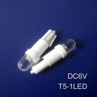 【Thriving】 kallidora ไฟ Led T5 6.3V โคมไฟ T5ไฟ Led T5เครื่องมือไฟ Led W3W ไฟแสดงสถานะ6V T5 10ชิ้น/ล็อตการจัดส่ง T5