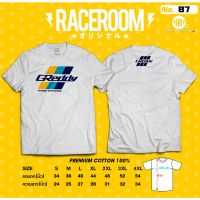 เสื้อยืดคอกลมสกรีนลายGreddy-87