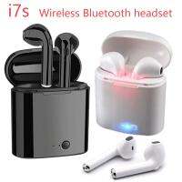 2023 New i7s TWS Wireless Bluetooth 5.0 Headphones stereo noise cancelling earplugs in-ear sports music earbuds For Smartphones Over The Ear Headphone