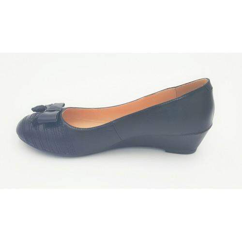 AUSSILIA Alma Leather Low Heel Wedge Shoe Comfy & Lightweight Lazada