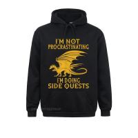 IM Not Procrastinating IM Doing Side Quests Rpg Gamer Hooded Pullover Dominant Casual Hoodies For Women Hoods Print Size Xxs-4Xl