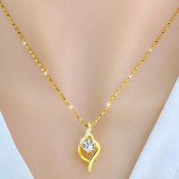 Color gold 925 sterling silver pendant necklace children born inst rub off rose collar bone to send his girlfriend a birthday present