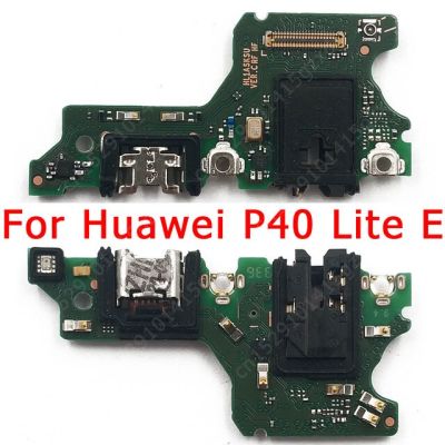 บอร์ดซ่อมโทรศัพท์มือถือ Usb สำหรับ Huawei P40 Lite P40lite ชาร์จพอร์ตตัวเชื่อมต่อแบบแท่นยืดหยุ่น Pcb อะไหล่สายเคเบิลสำหรับเปลี่ยน