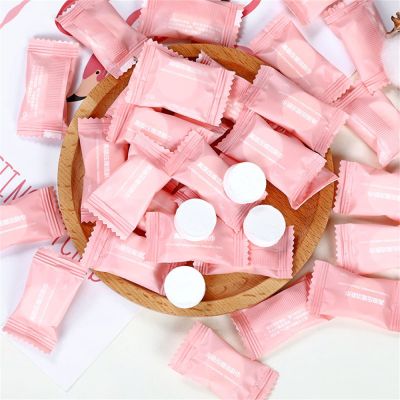 ☾ 10/25/30pcs Disposable Compressed Towel Travel Outdoor Sanitary Pads Portable Compressed Towel Mask Makeup Remover Clean Towel