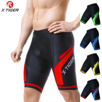 X-TIGER Cycling Shorts 5D Gel Pad Men Cycling Shorts Man Cycling Clothes MTB Quick-Dry Men Underpants Biker Shorts Mens Shorts