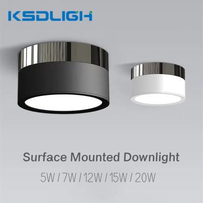 【CW】 New Led Downlight Round Mounted Hole free Ceiling Lamp for Corridor Entrance Room