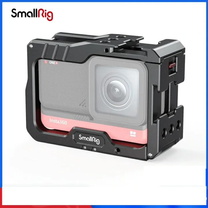 SmallRig Vlog Camera Cage for Insta360 ONE R Vlogging Aluminum Cage
