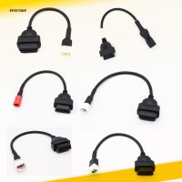 ขั้วต่อ OBD2สำหรับรถมอเตอร์ไซค์มอเตอร์ไบค์สำหรับ YAMAHA 4Pin 3Pin สำหรับ HONDA 4Pin KTM 6Pin Moto สำหรับ Ducati OBD OBD2สายพ่วง