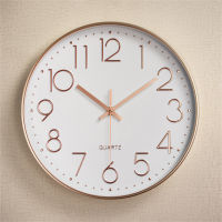 Cafe Digital Scale Three-dimensional Decoration Clear Face Silent Wall Clock Dinning