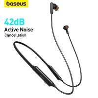 Baseus U2 Pro ANC หูฟังคล้องคอบลูทูธ5.2หูฟังไร้สายไฮบริด42dB อินเอียร์ไม่มีเสียงรบกวนเกมชุดหูฟังกีฬา