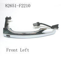 1pc Car Outside Front Left Chrome Door art Key Handle Chrome For Hyundai Elantra Ad 17-20 Door Handle Exterior Parts