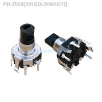 1pc EC12D1524403 Car Navigation CD Volume Encoder With Push Button Switch 30 Position 15 Pulse Half Shaft 12mm